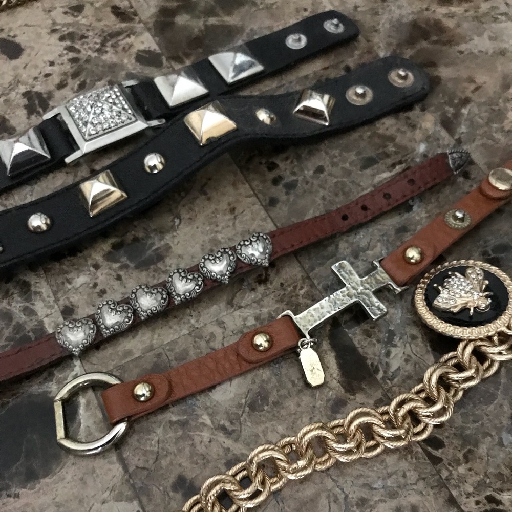 5 bracelets purchased at forever 21 and buckle